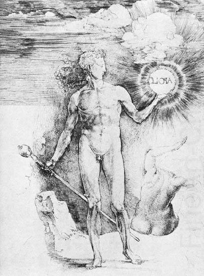 Albrecht Durer Apollo with the Solar Disc china oil painting image